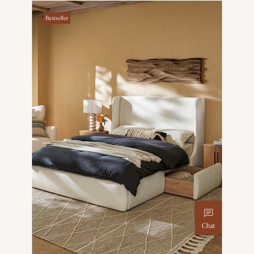 Used Castlery Dalton Storage Bed Queen for sale on AptDeco