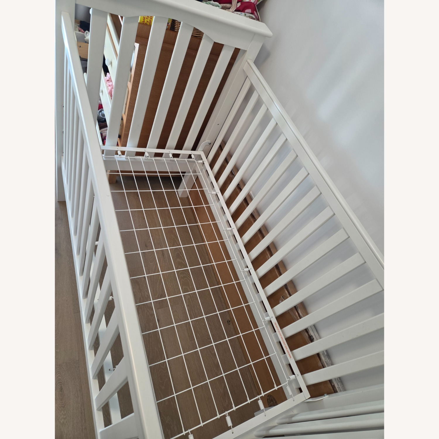 Pottery Barn Kendall Crib + Toddler Rail - image-3