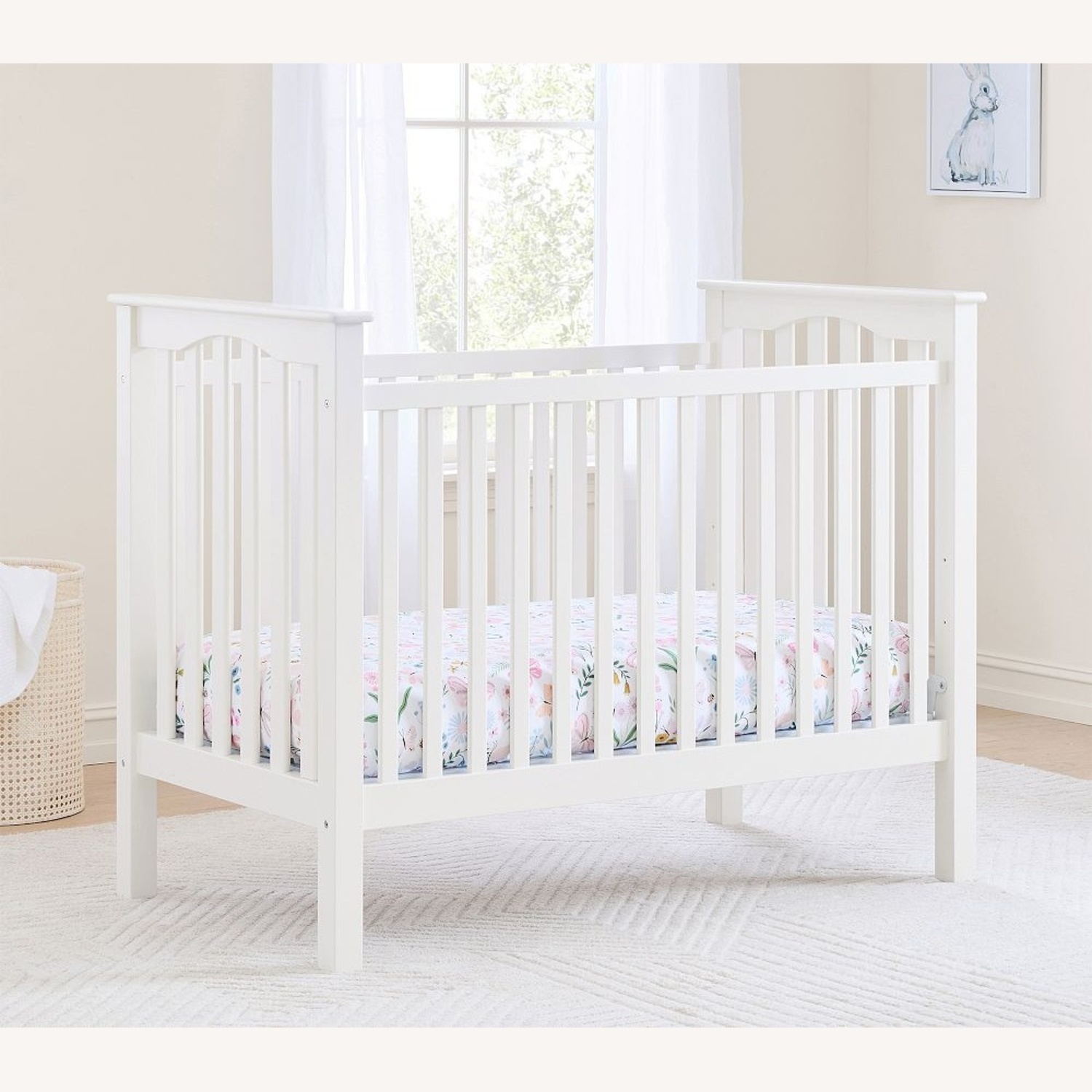 Pottery Barn Kendall Crib + Toddler Rail - image-9