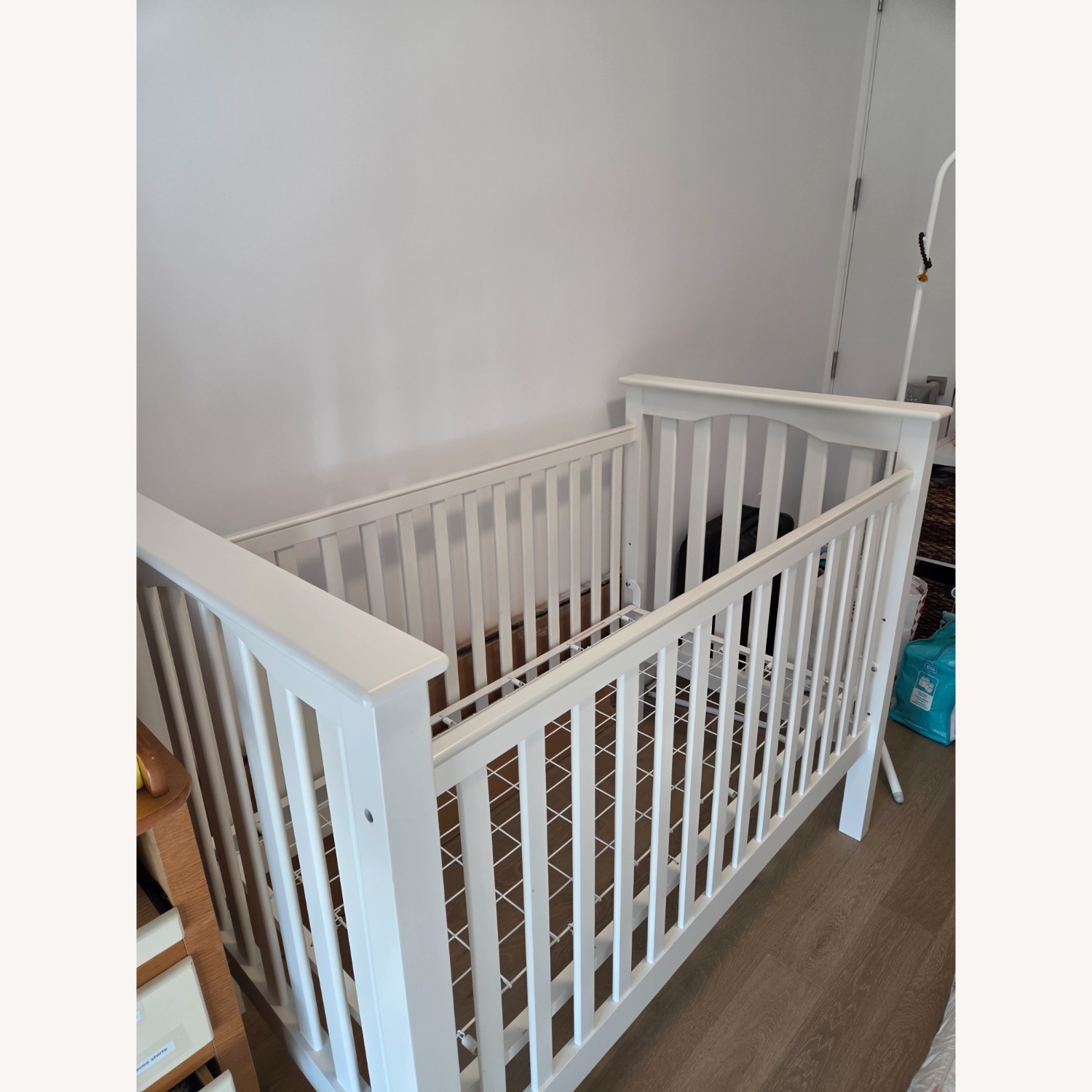 Pottery Barn Kendall Crib + Toddler Rail - image-8