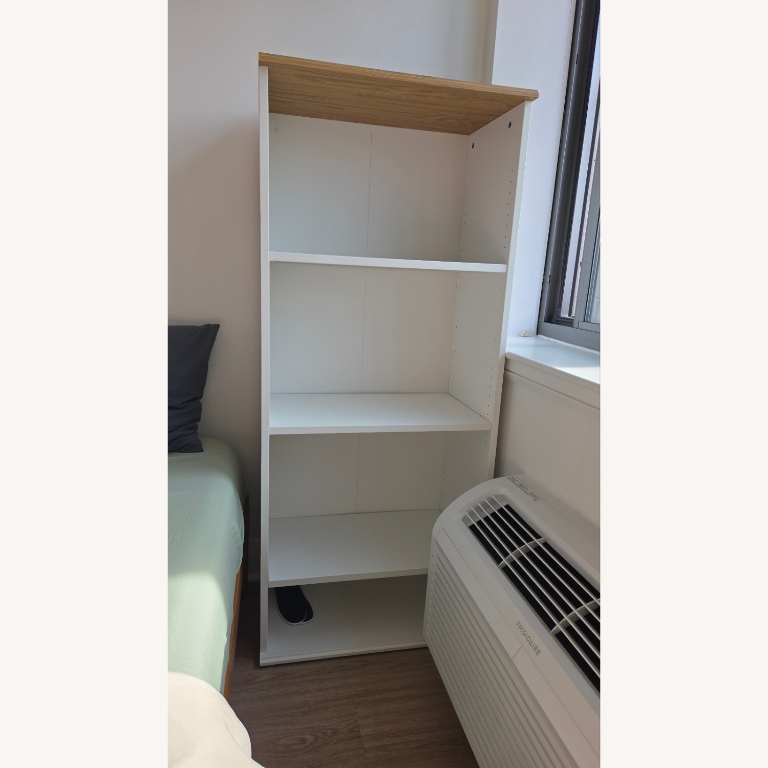 IKEA SKRUVBY White Wood Wall Shelf - image-4