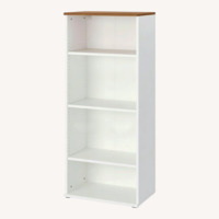 IKEA SKRUVBY White Wood Wall Shelf
