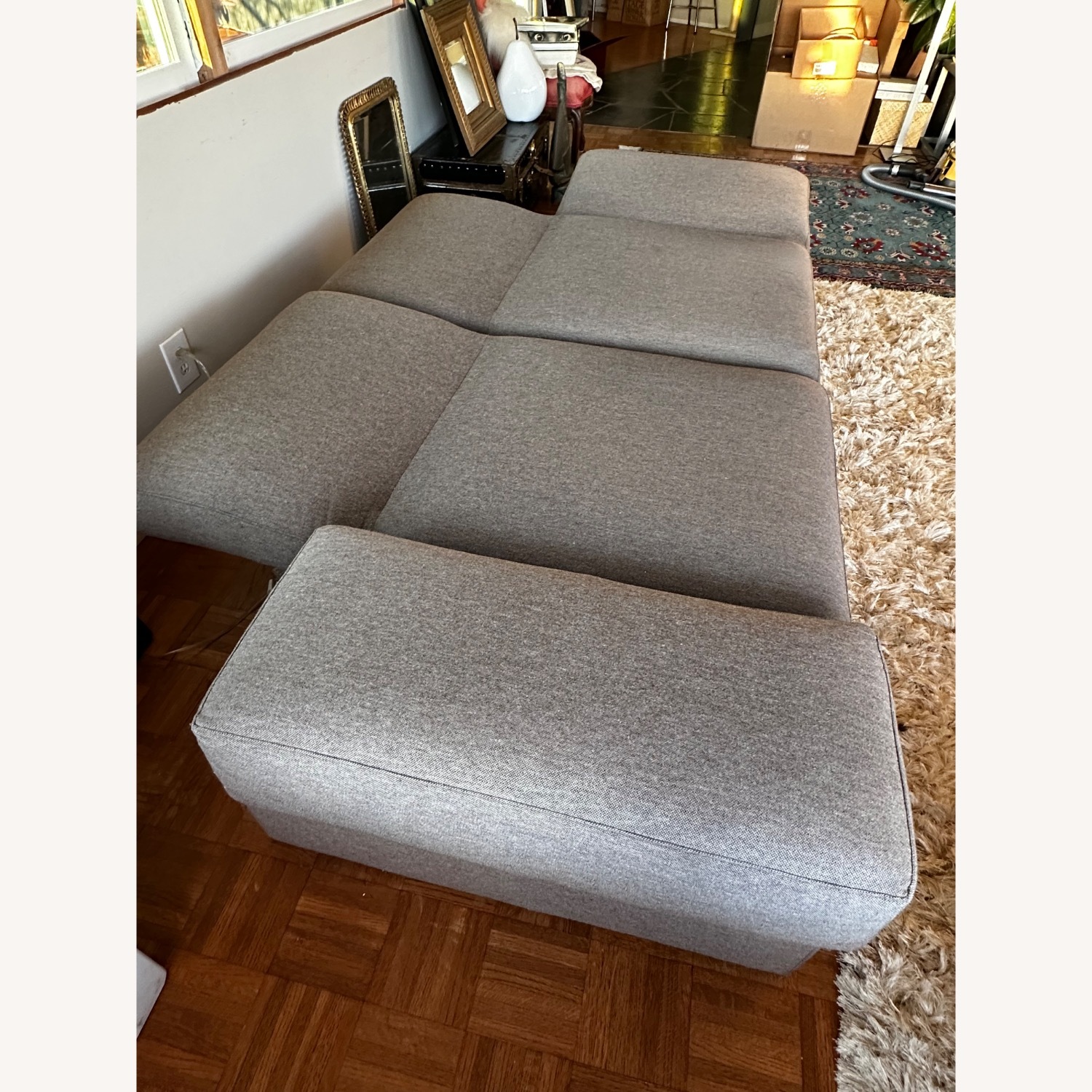 Erba Italia Light Brown Fabric 2 Seater Sofa - image-6