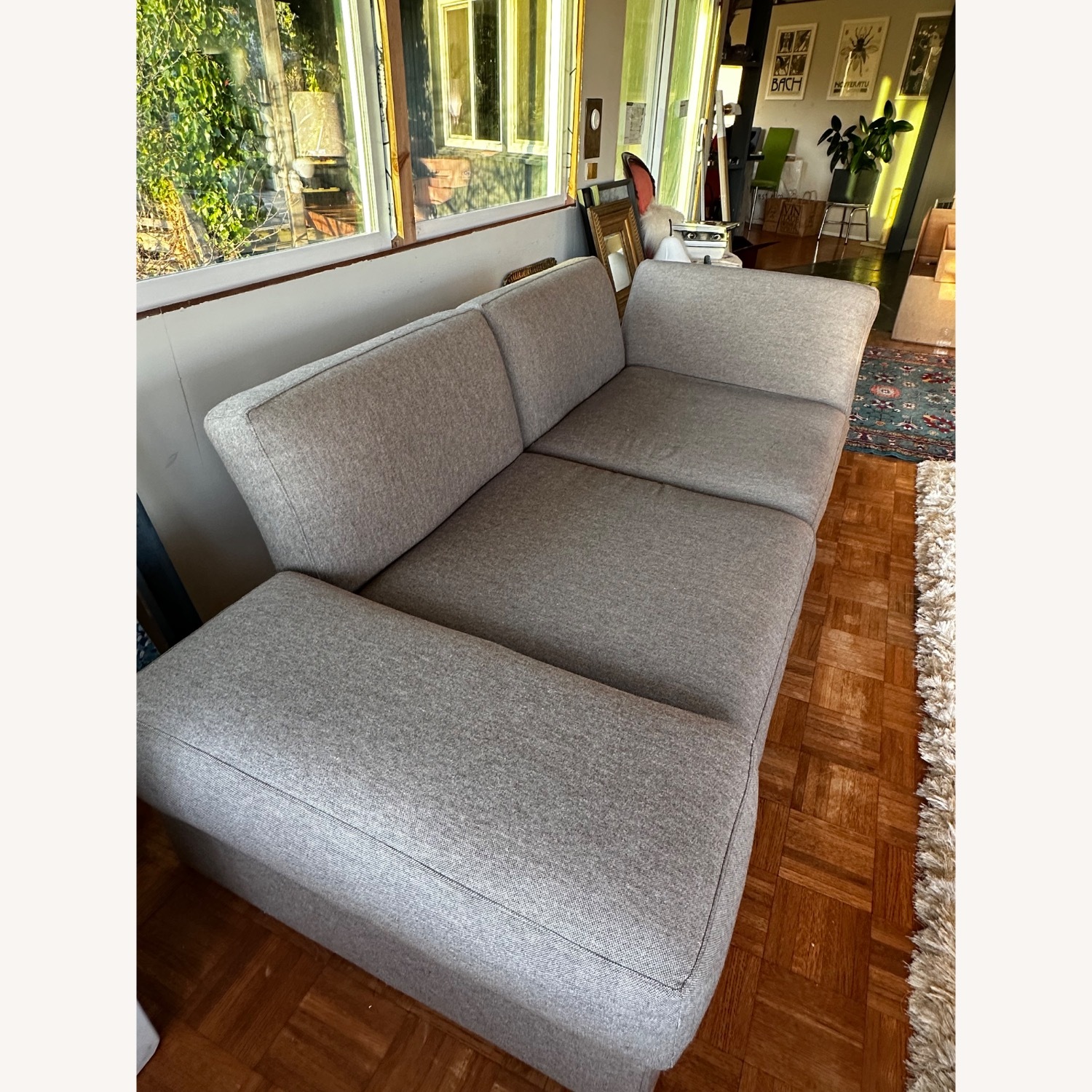 Erba Italia Light Brown Fabric 2 Seater Sofa - image-5