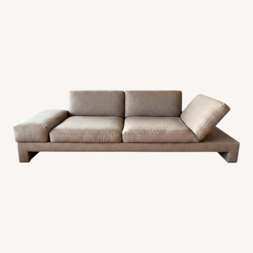 Used Erba Italia Light Brown Fabric 2 Seater Sofa for sale on AptDeco