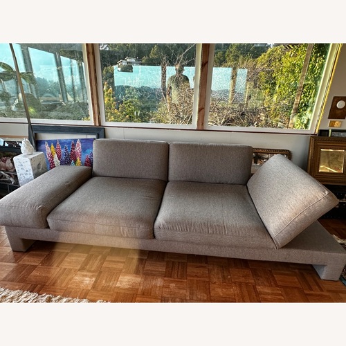 Used Erba Italia Light Brown Fabric 2 Seater Sofa for sale on AptDeco