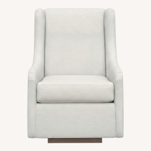 Used Pottery Barn White Glider Chair for sale on AptDeco