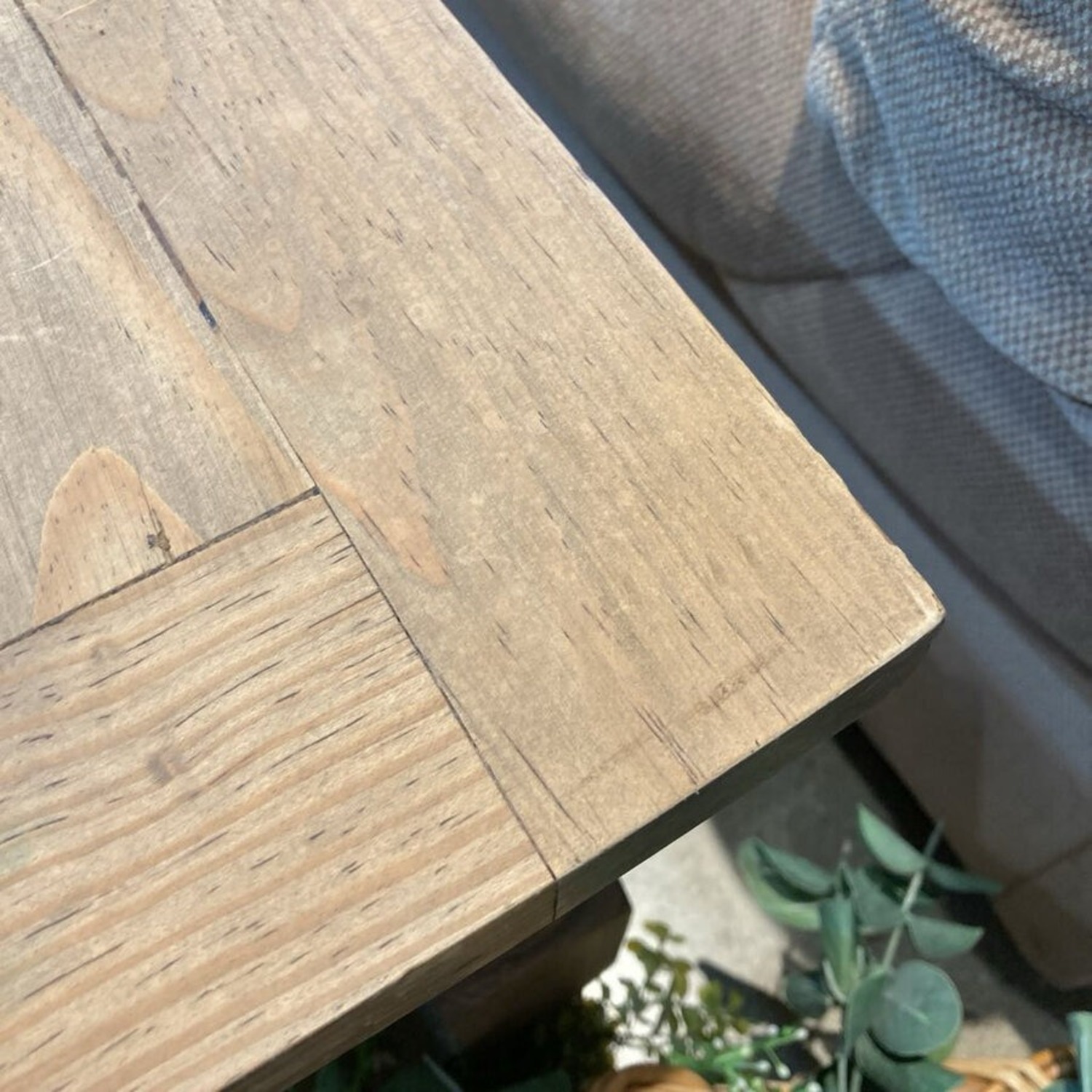 Rustic Rectangular Pine Coffee Table - image-6