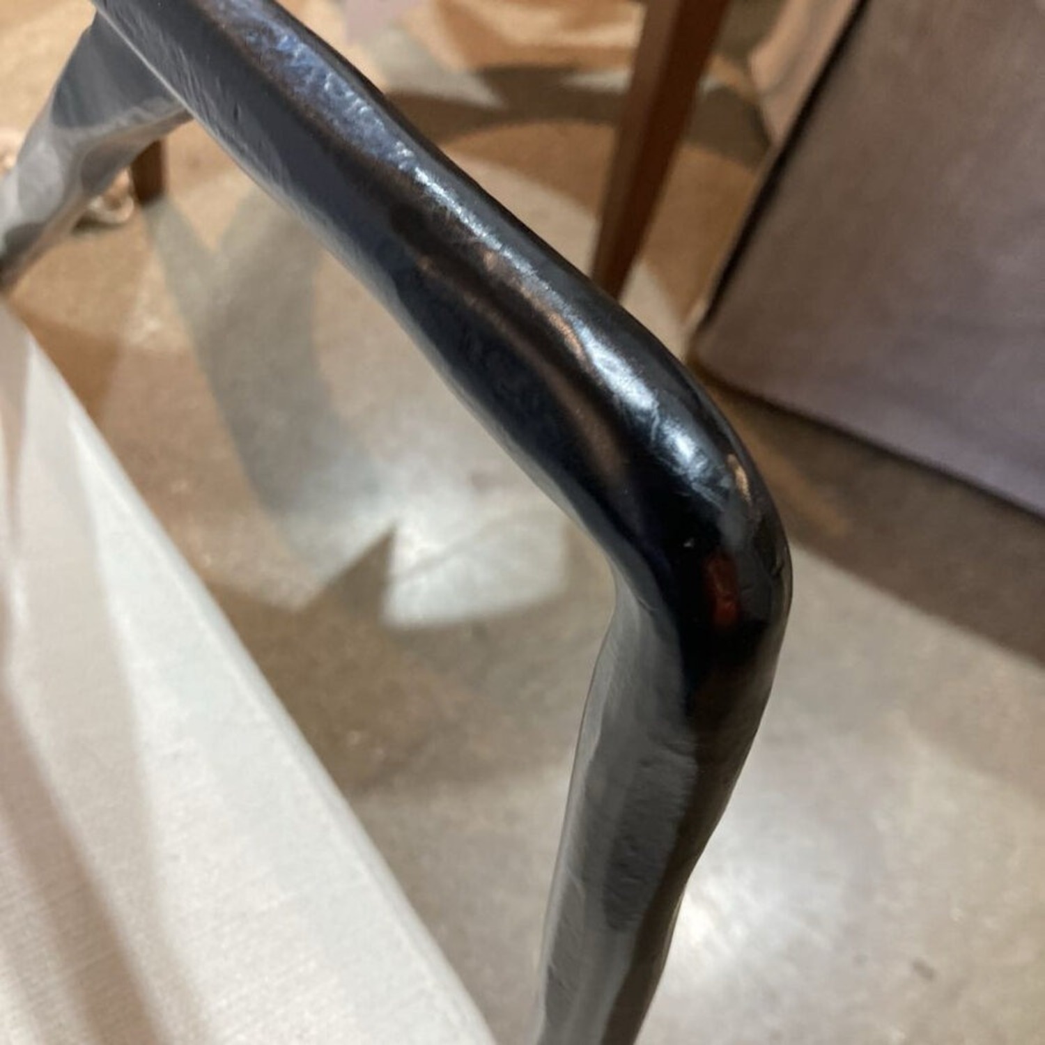 CB2 Imogene White Performance Fabric Armchair - image-7