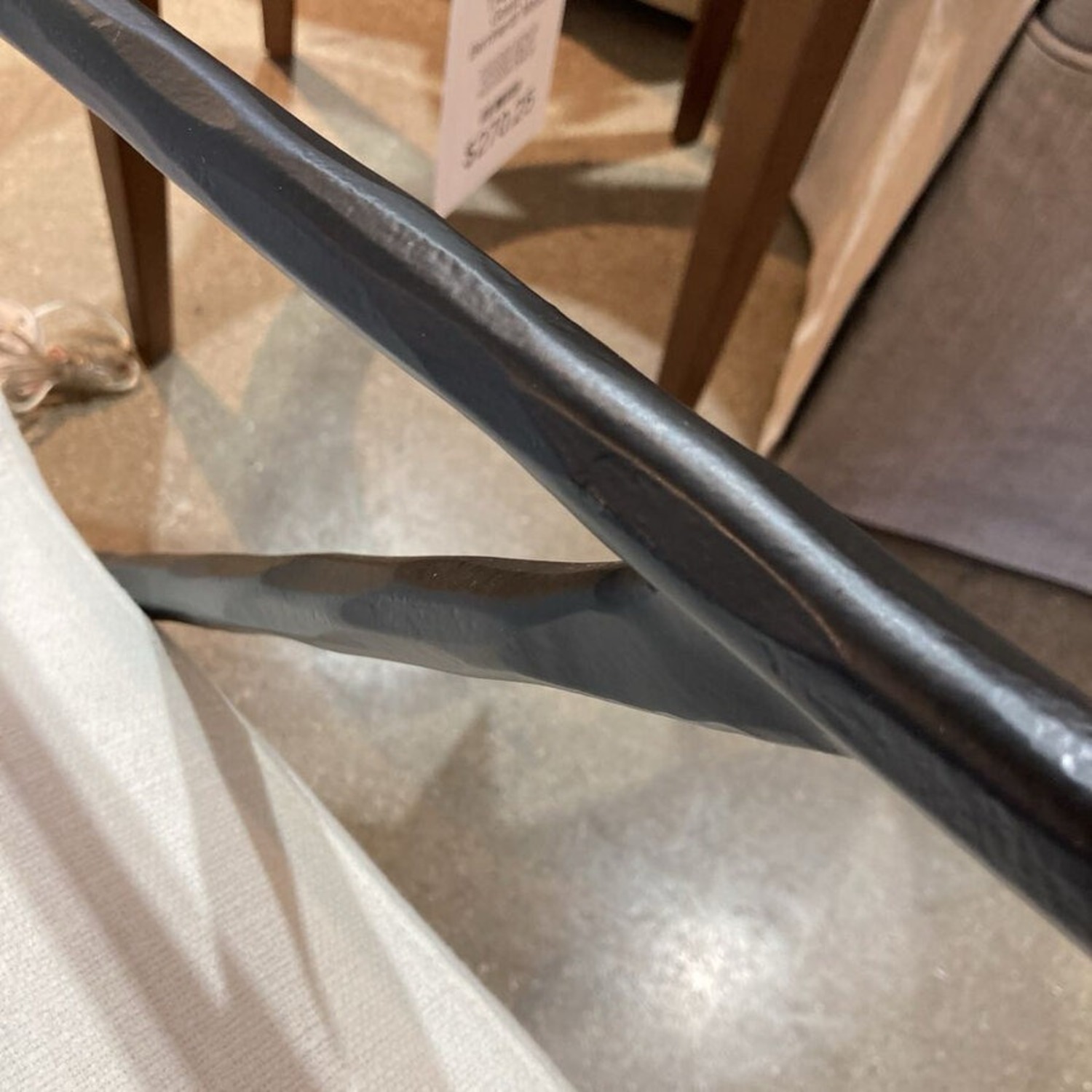 CB2 Imogene White Performance Fabric Armchair - image-6