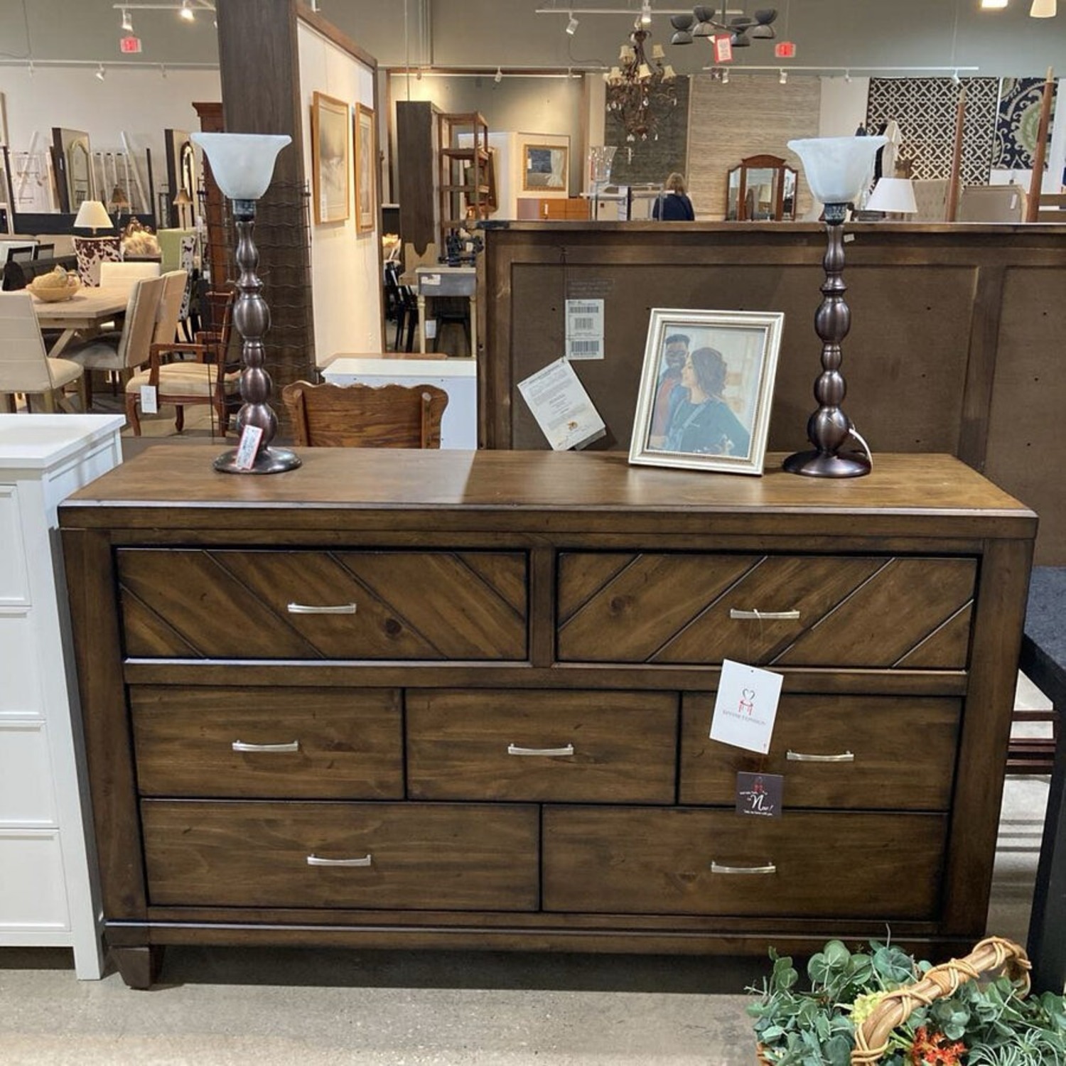 Baldwin Solid Pine 7-Drawer Dresser - image-3