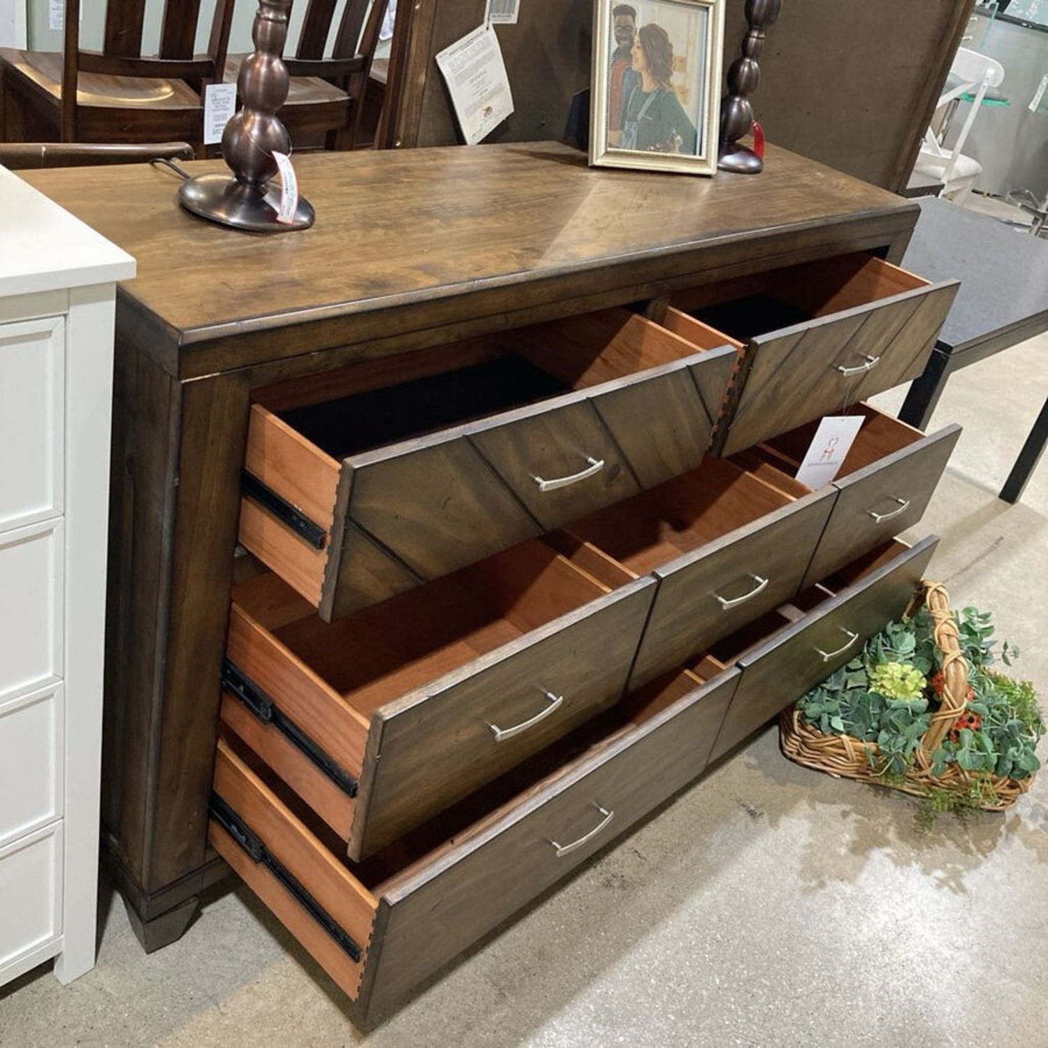 Baldwin Solid Pine 7-Drawer Dresser - image-6