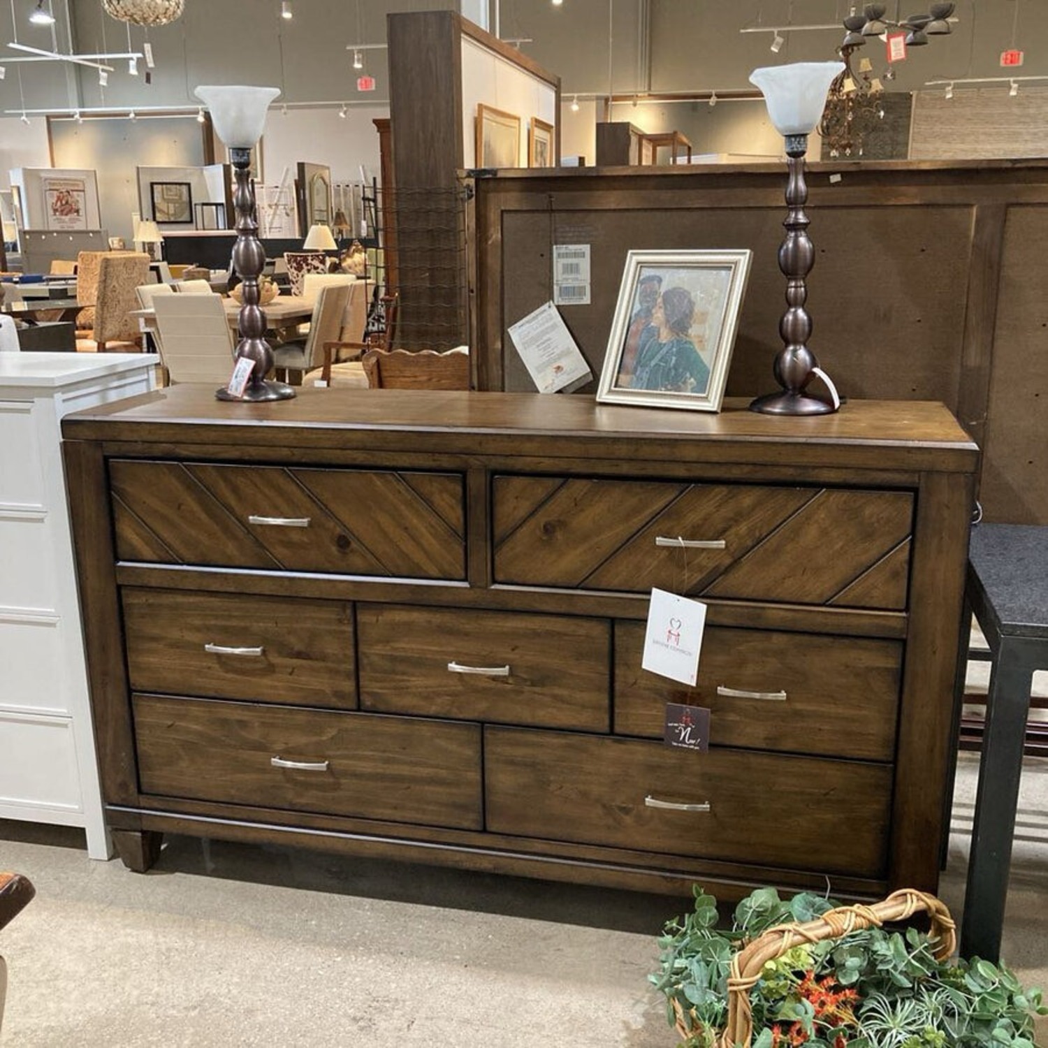 Baldwin Solid Pine 7-Drawer Dresser - image-2