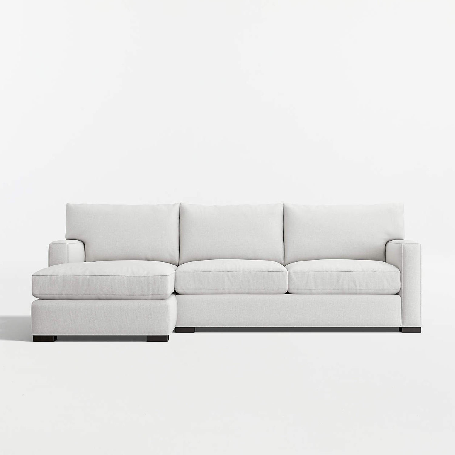 Crate & Barrel Axis II Gray Sectional - image-4
