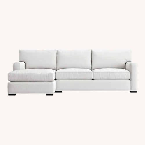 Used Crate & Barrel Axis II Gray Sectional for sale on AptDeco