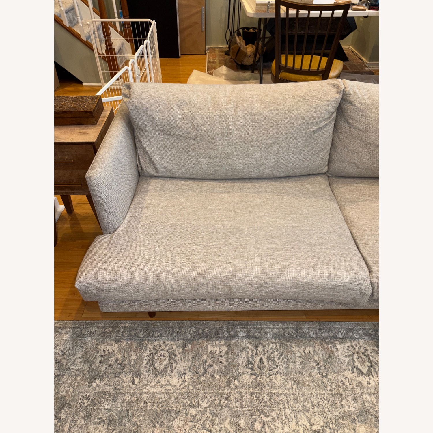 Article Light Gray Burrard 112" Right Sectional - image-8