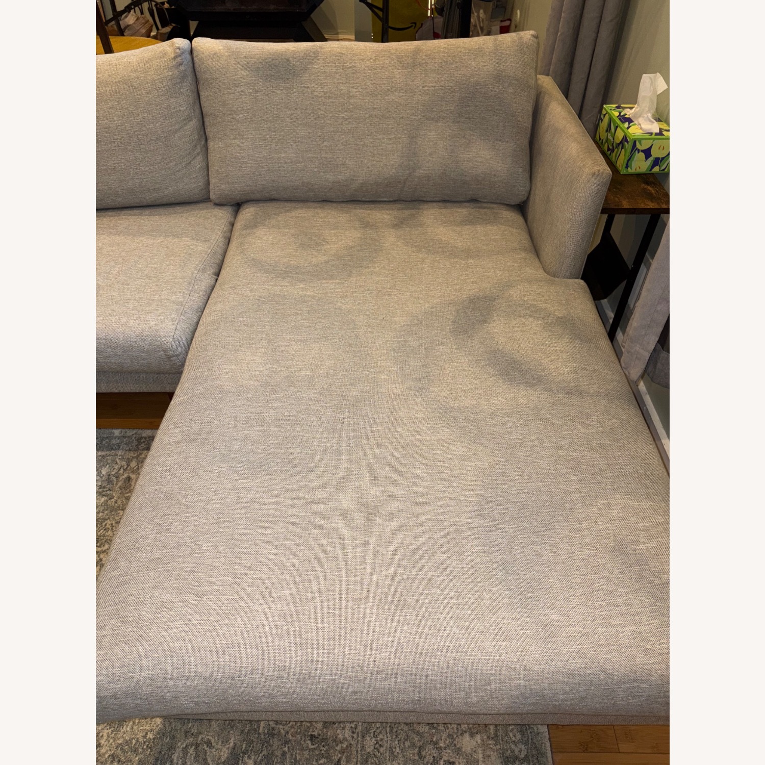 Article Light Gray Burrard 112" Right Sectional - image-6