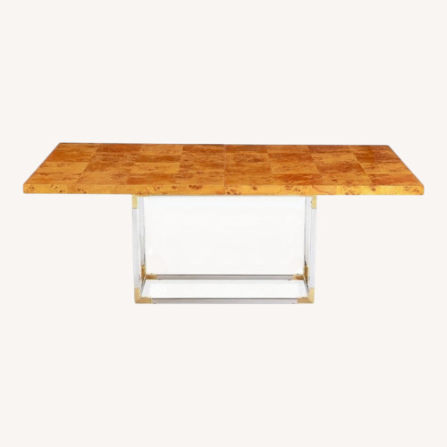Used Jonathan Adler Extendable Bond Wood Dining Table for sale on AptDeco