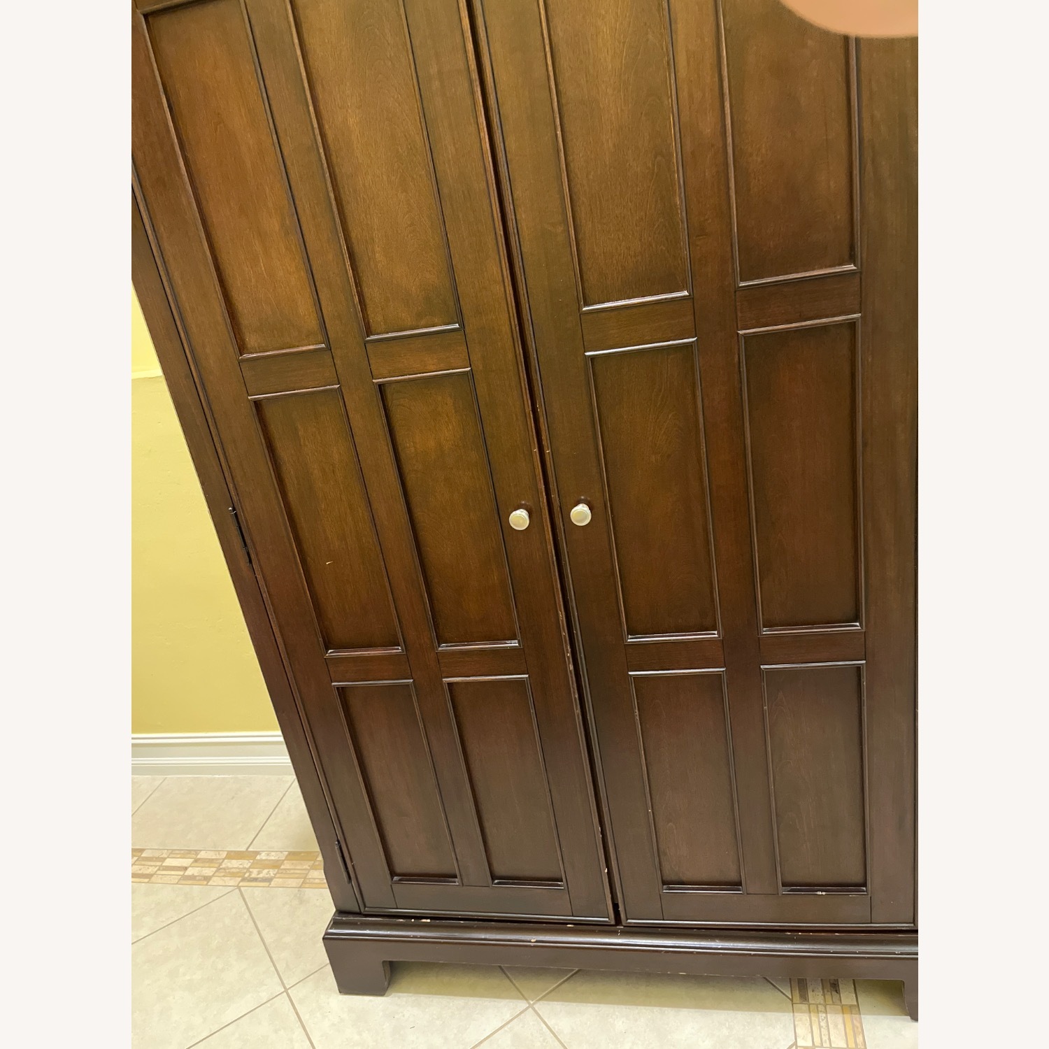 Raymour & Flanigan Dark Brown Sideboard - image-10