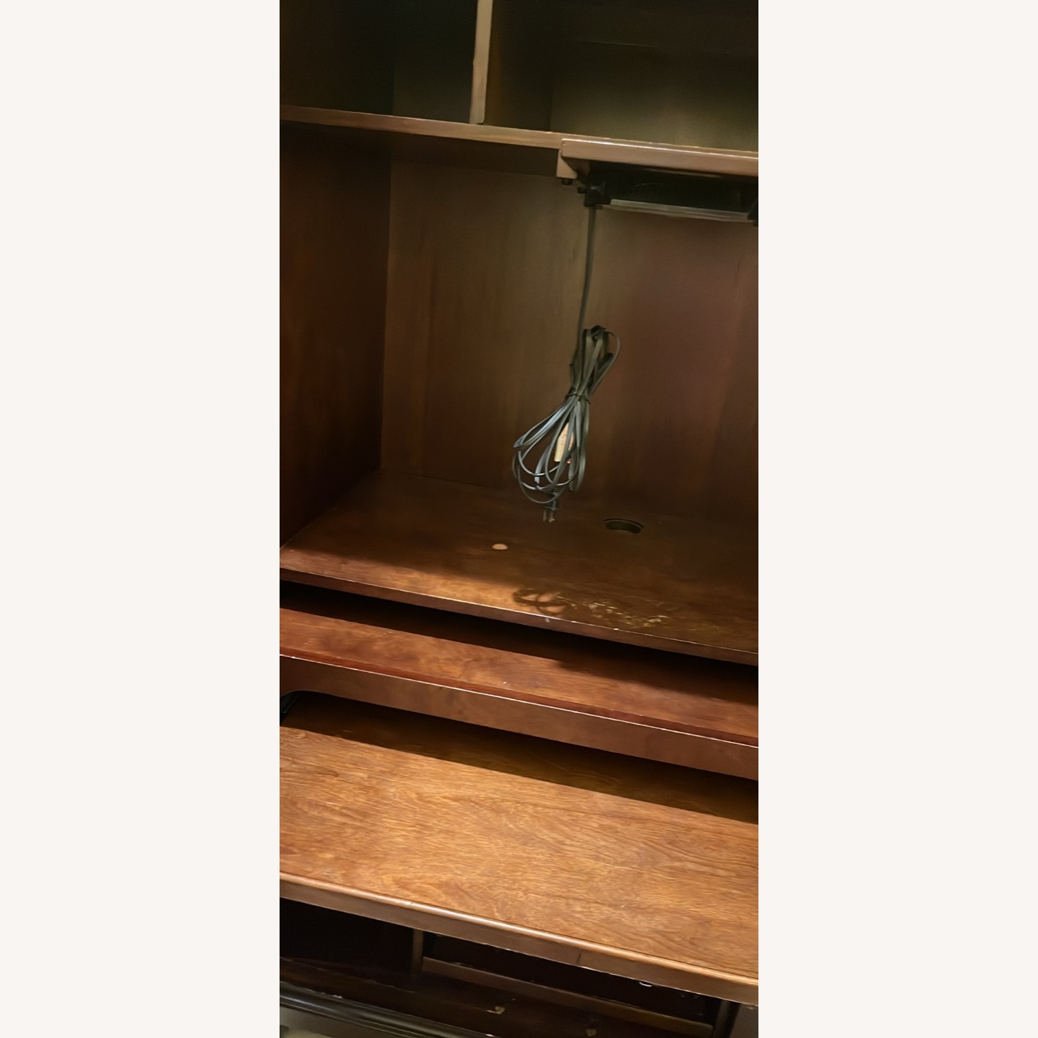 Raymour & Flanigan Dark Brown Sideboard - image-8