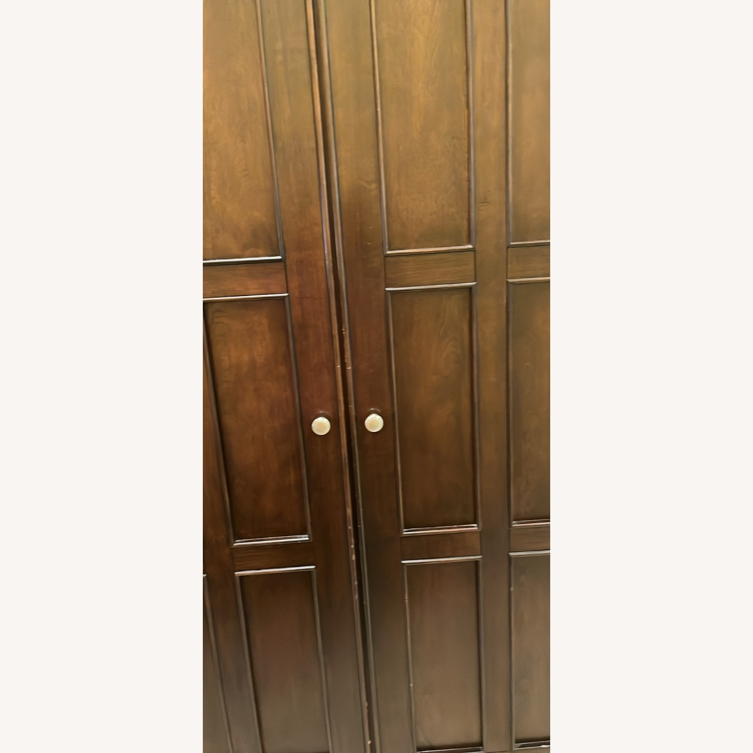 Raymour & Flanigan Dark Brown Sideboard - image-9