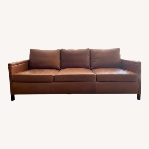 Used ABC Carpet and Home Irving Place Exclusive Leather Sofa (3 Seat) for sale on AptDeco