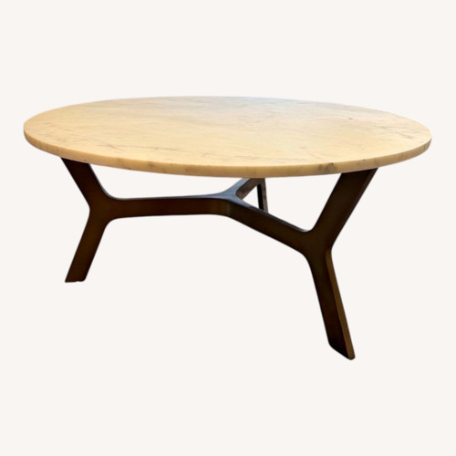 Used White Porcelain Coffee Table for sale on AptDeco