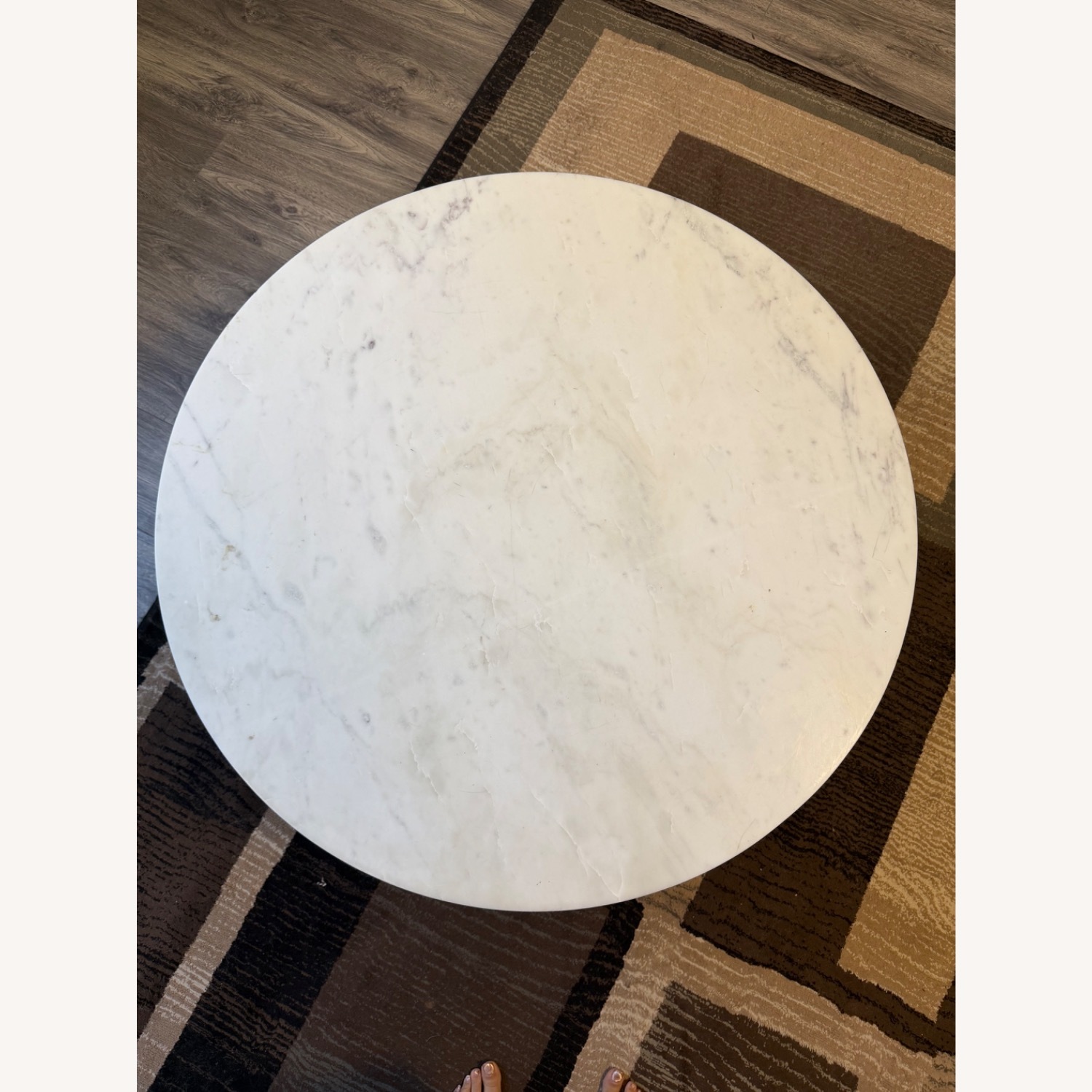 White Porcelain Coffee Table - image-3