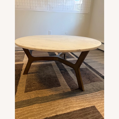 Used White Porcelain Coffee Table for sale on AptDeco