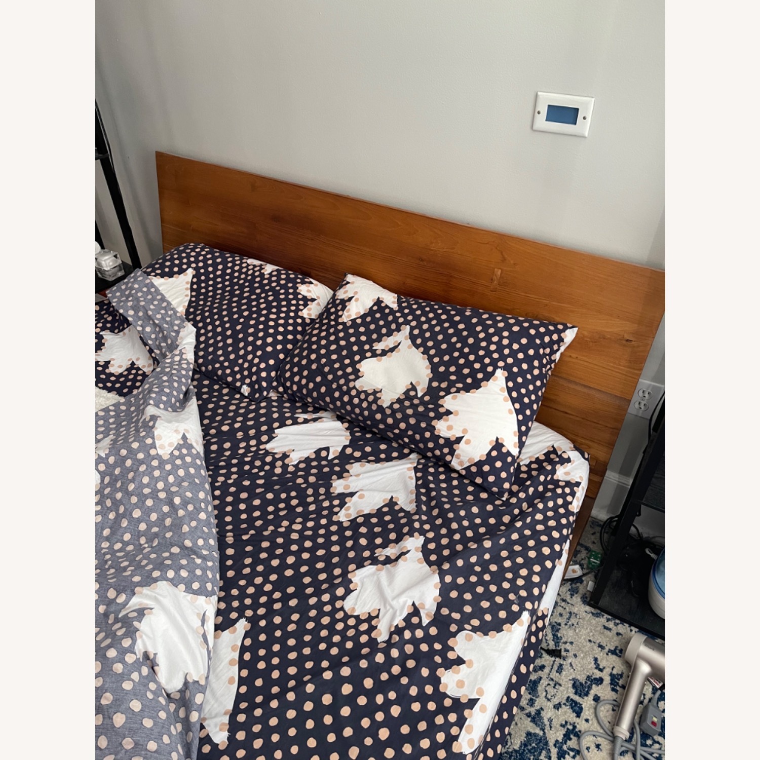 CB2 Dondra Teak Queen Bed - image-1