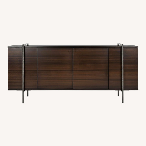 Used Safavieh Baxton Dark Brown Wood Sideboard for sale on AptDeco