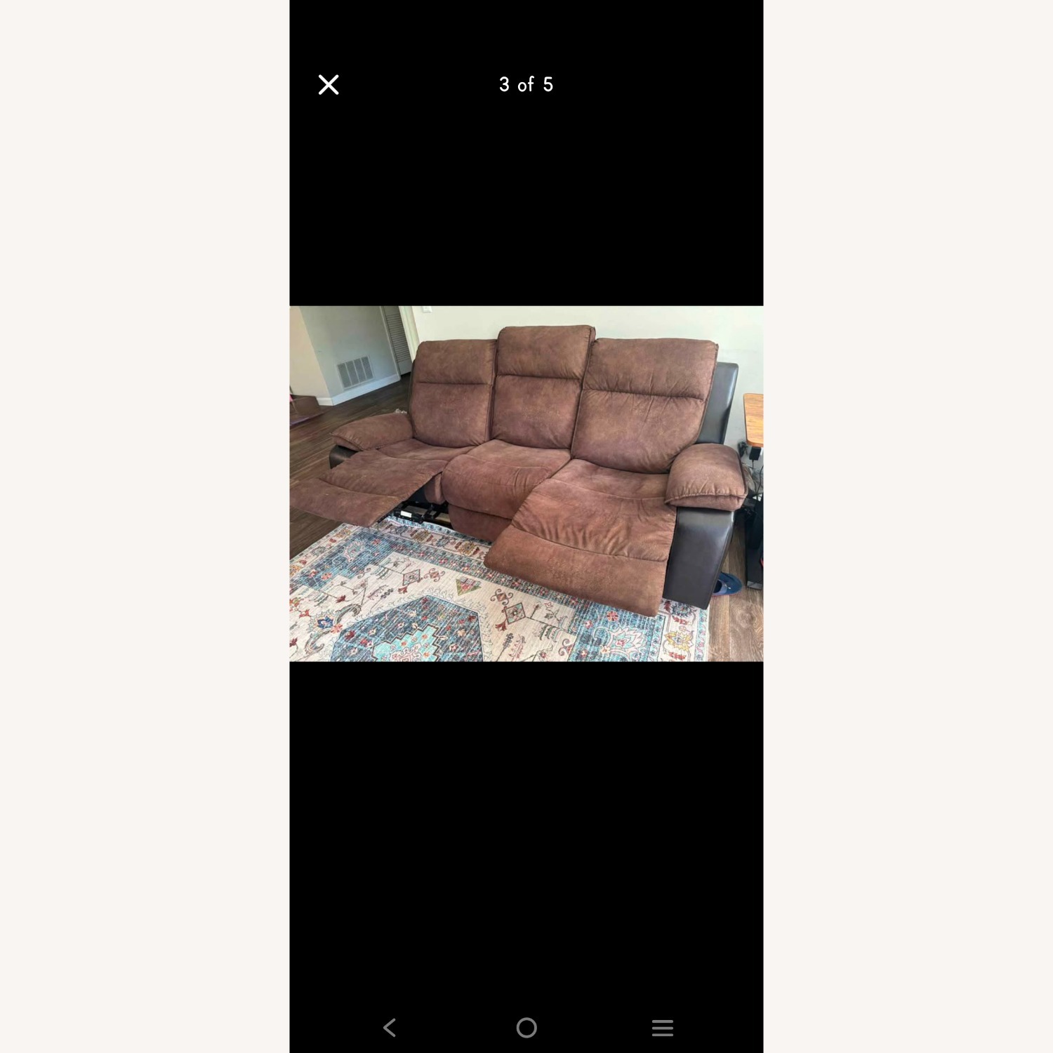 Dark Brown 3+ Seater Sofa - image-2