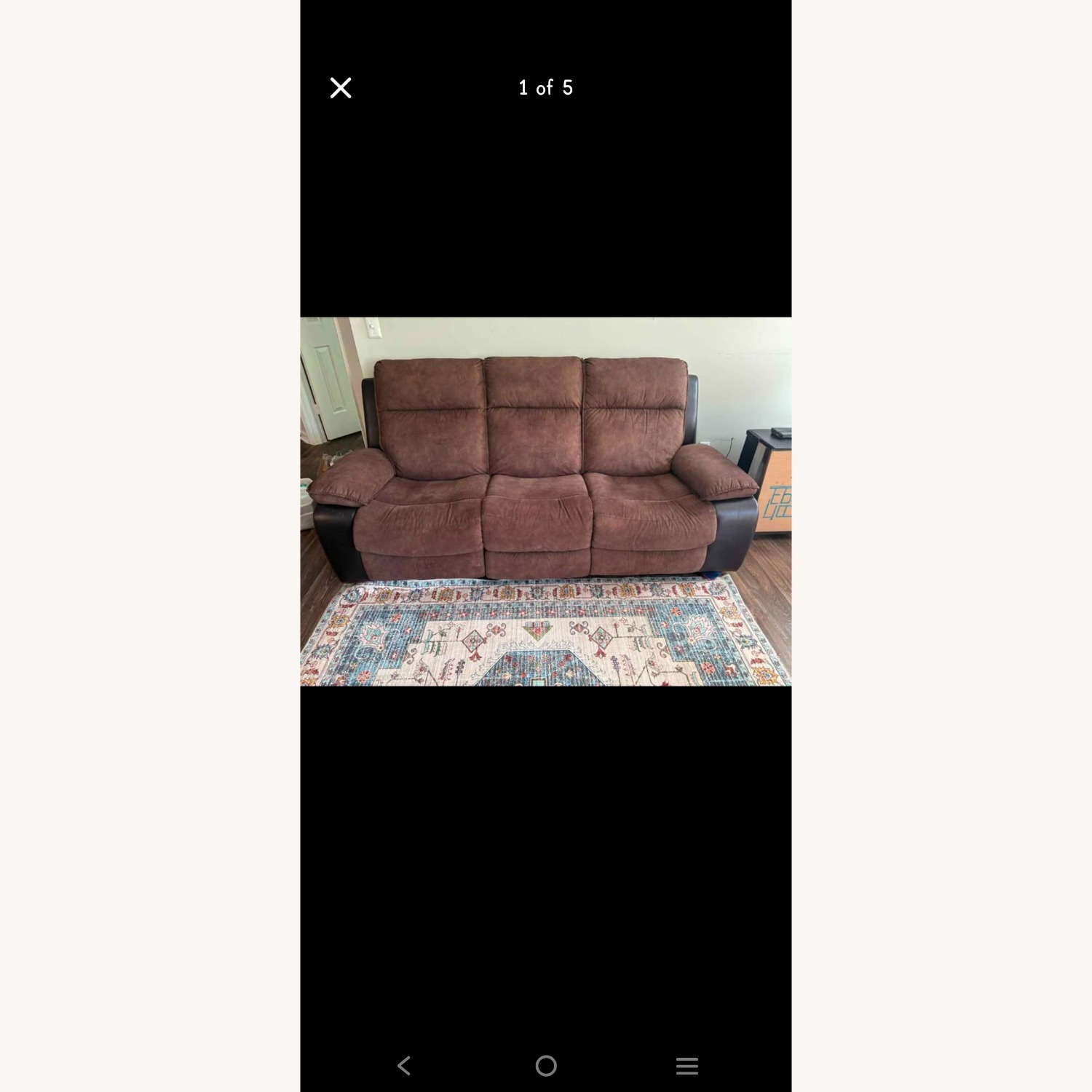 Dark Brown 3+ Seater Sofa - image-3