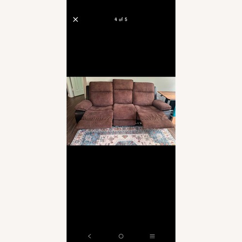 Used Dark Brown 3+ Seater Sofa for sale on AptDeco