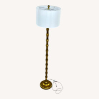 Safavieh Aurelia Floor Lamp-Antique Gold