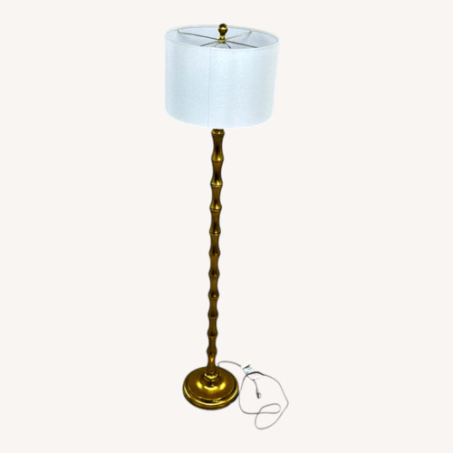 Used Safavieh Aurelia Floor Lamp-Antique Gold for sale on AptDeco