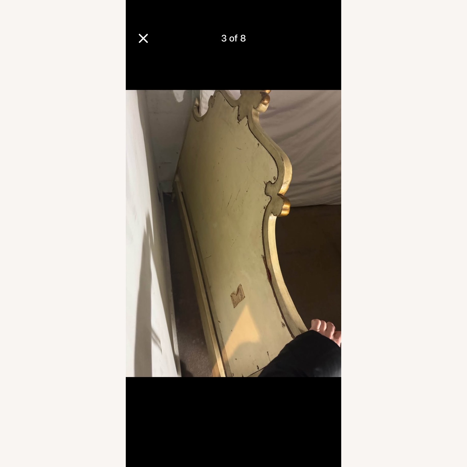 Vintage/Antique Finds Red Velvet Headboard - image-2