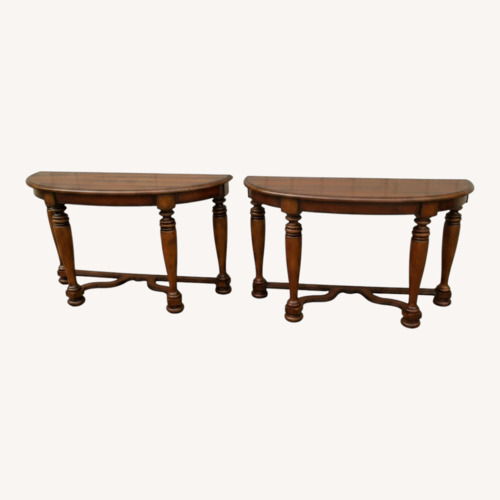 Used PAIR of Console Sofa Library Server Tables for sale on AptDeco