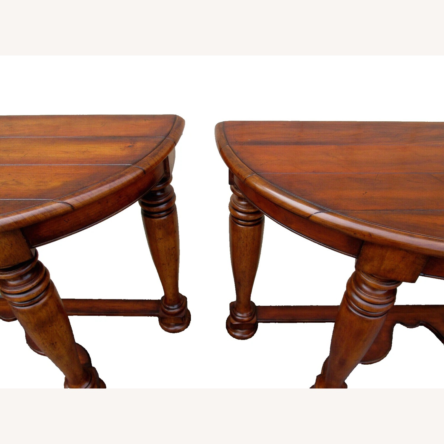 PAIR of Console Sofa Library Server Tables - image-5