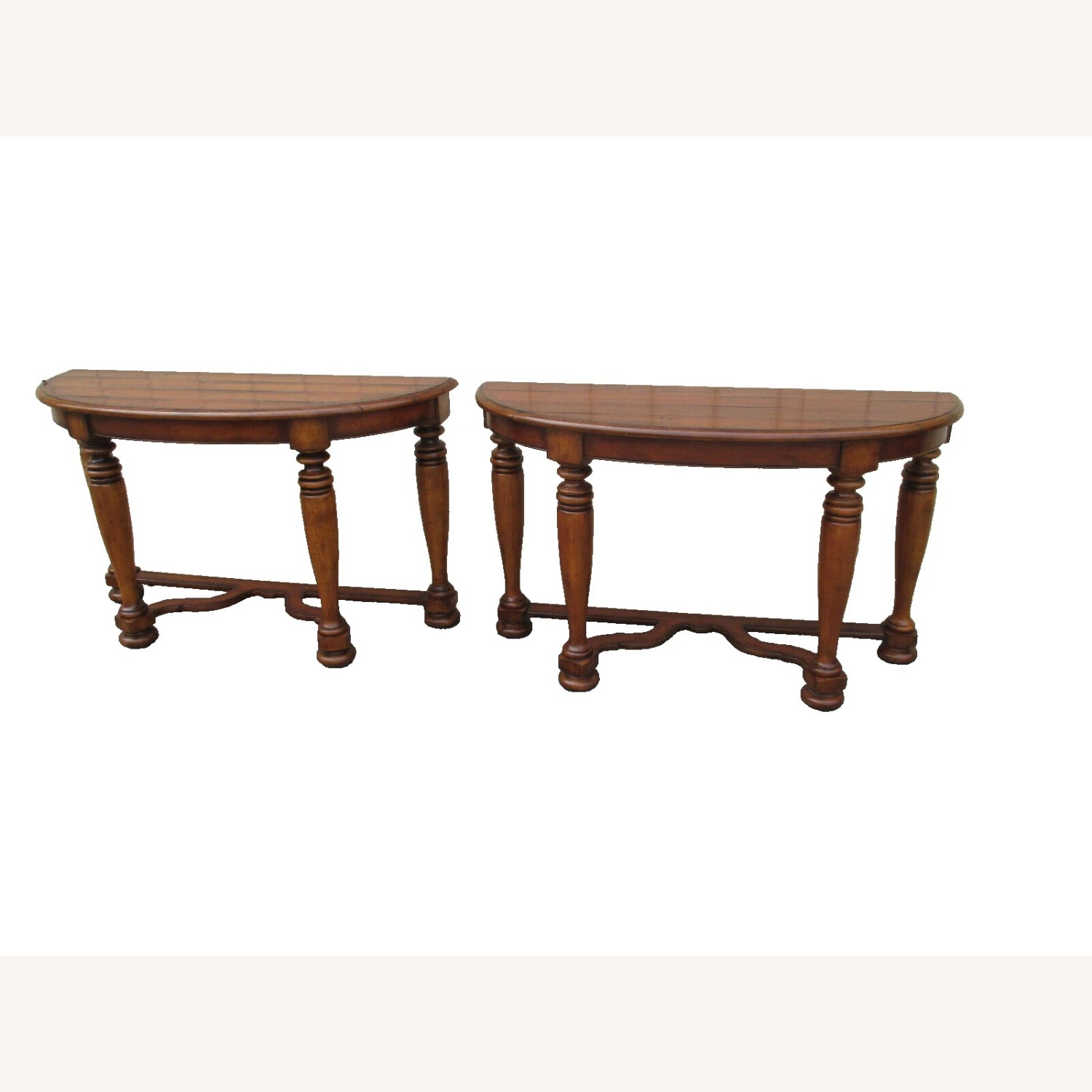 PAIR of Console Sofa Library Server Tables - image-6