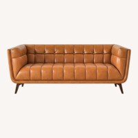  Brown Leather 3+ Seater Sofa