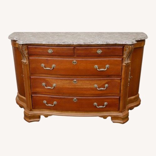 Used American Drew Marble Top  Sideboard for sale on AptDeco