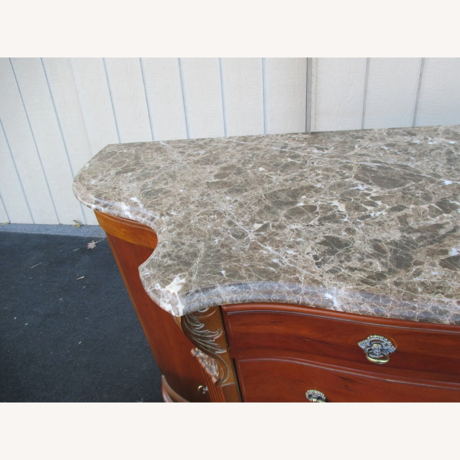 American Drew Marble Top  Sideboard - image-3
