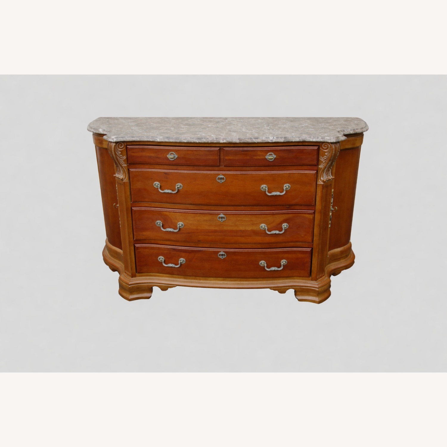 American Drew Marble Top  Sideboard - image-1