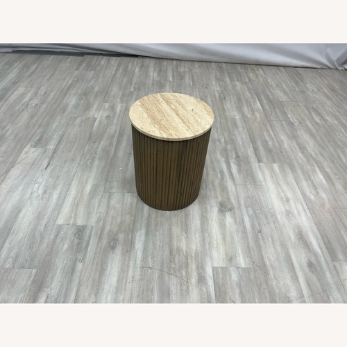 Used Castlery Harper Marble Side Table for sale on AptDeco