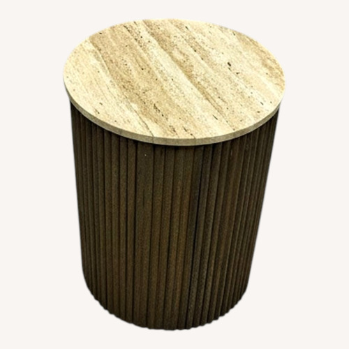 Used Castlery Harper Marble Side Table for sale on AptDeco