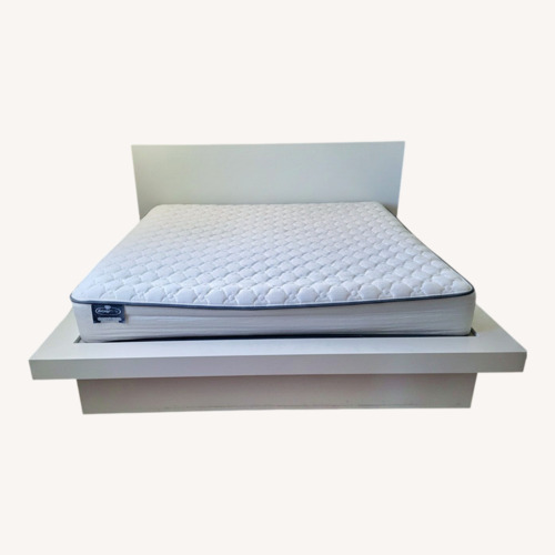 Used White King Bed for sale on AptDeco