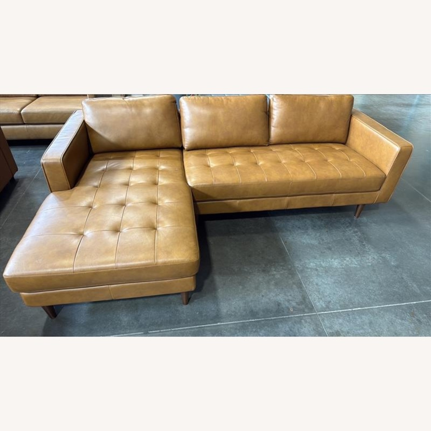 Daphne Leather Sofa - image-3