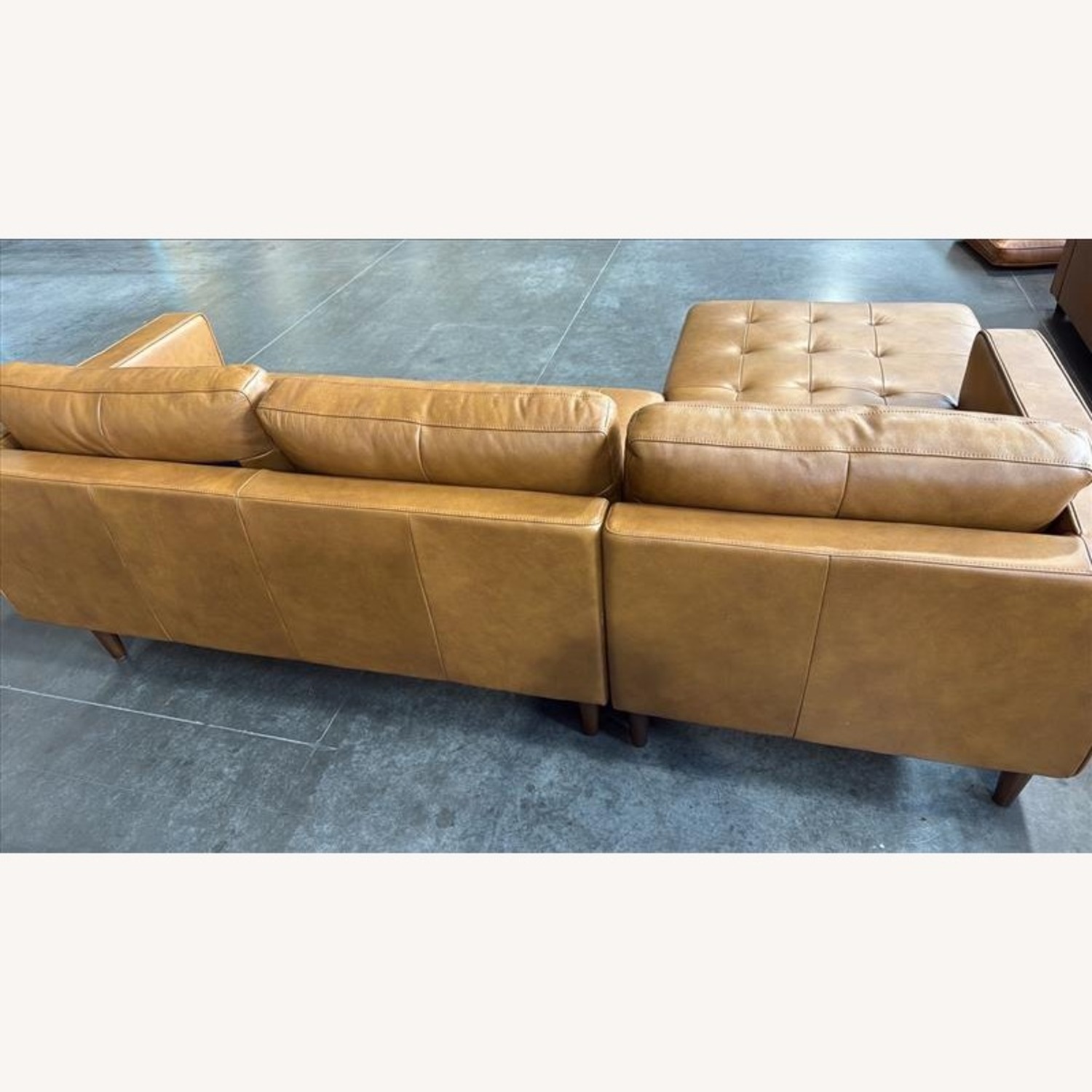Daphne Leather Sofa - image-4
