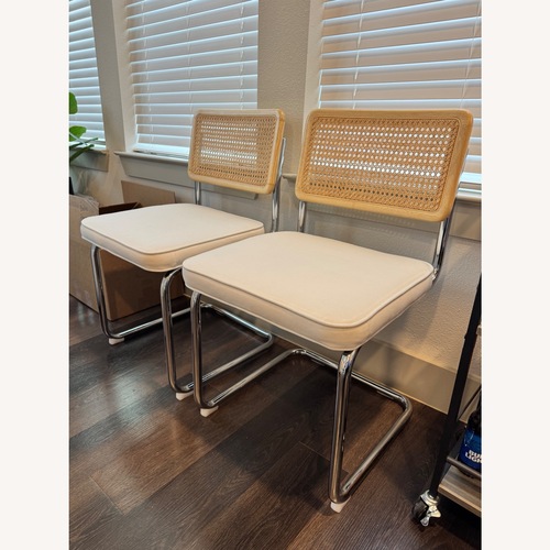 Used Zesthouse Mid Century Modern Rattan Dining Chairs for sale on AptDeco